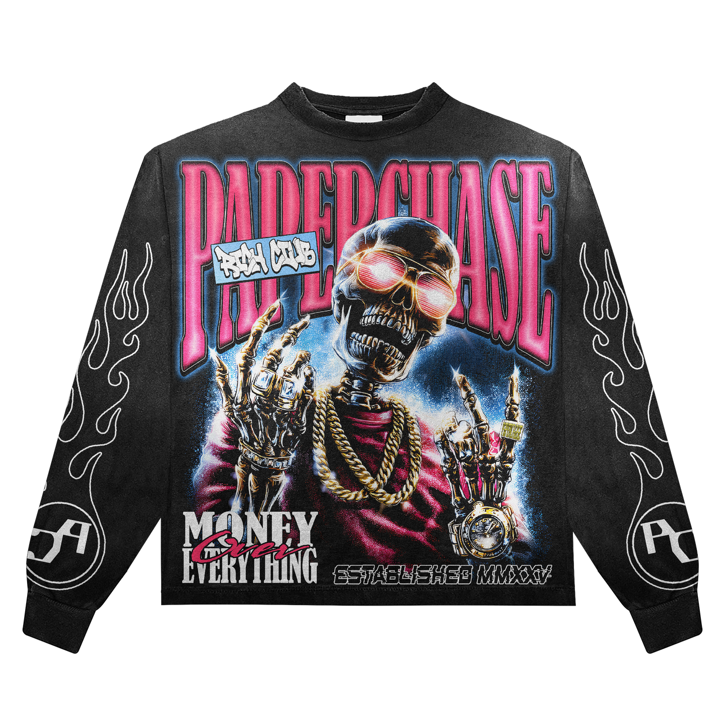 PAPERCHASE crew neck jogger set